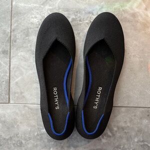 Rothy's “The Flat” in Black